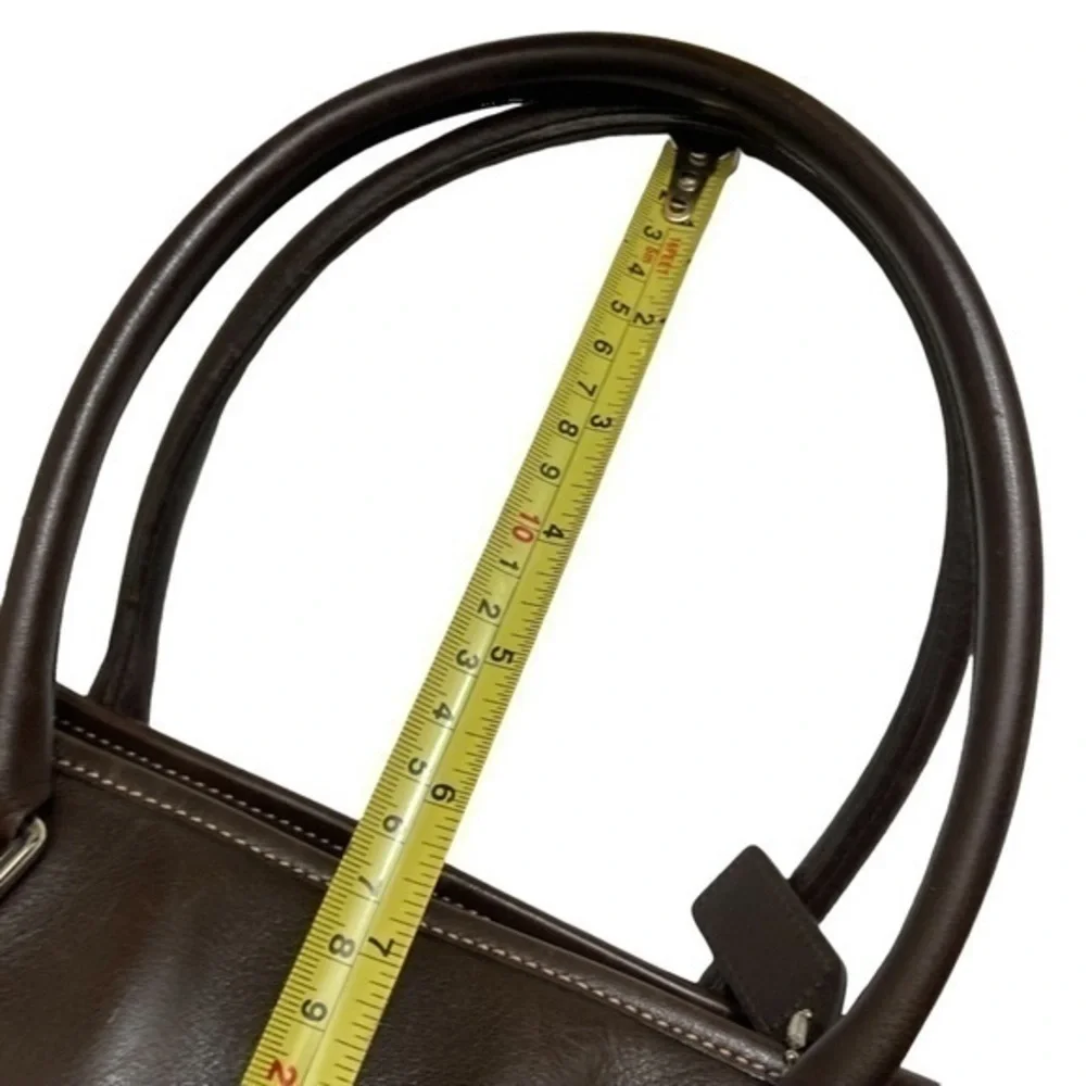 Coach vintage y2k Hamptons 7585 brown leather tote bag